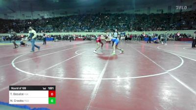 150 lbs Round Of 128 - Trevor Besabe, Yukon vs Nathan Crooks, Piedmont