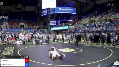 132 lbs Cons 64 #2 - Zachary Parisi, Illinois vs Joseph Hutchins, Oregon