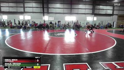 132 lbs Quarterfinal - Isreal Birch, Cape Charles vs Khalel Sibugan, OBX Wrestling Factory