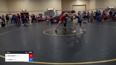 70 kg Rnd Of 128 - Joey Showalter, Greco-Roman Development vs Landen Lopez, Texas