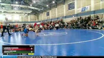 125 lbs Round 3 (4 Team) - Landon Hawkins, Crown Point vs Aidan Kincade, Noblesville