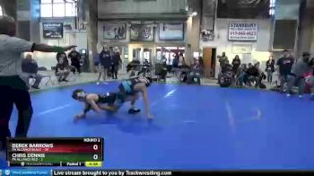 110 lbs Round 2 (6 Team) - Derek Barrows, PA Alliance Black vs Chris Dennis, PA Alliance Red