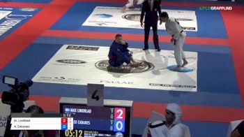 Max Lindblad vs Alex Cabanes 2018 Abu Dhabi World Professional Jiu-Jitsu Championship