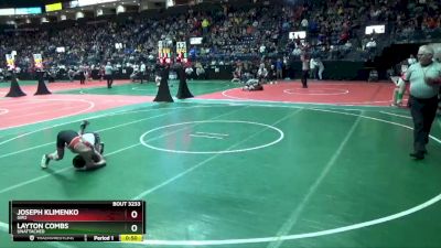 98 lbs Cons. Round 4 - Joseph Klimenko, GIR2 vs Layton Combs, Unattached