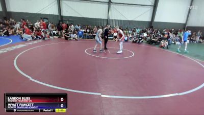 126 lbs Cons. Round 3 - Landon Bliss, Thunder Mountain WC vs Wyatt Fawcett, Pioneer Grappling Academy