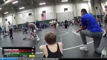 90 lbs Finals (2 Team) - Graeson Swarm, Kearney Matcats - Blue vs Cooper Mathews, Grandview