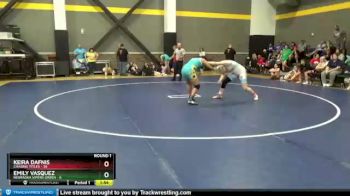 142 lbs Round 1 (4 Team) - Emily Vasquez, Nebraska Vipers Green vs Keira Dafnis, Chasing Titles