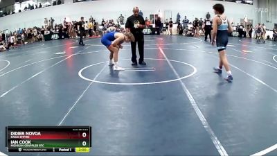 130 lbs Cons. Round 3 - Ian Cook, Michigan Grappler RTC vs Didier Novoa, Eagle Empire