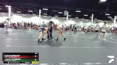 106 lbs Round 1 (6 Team) - Austin Bernash, Prestige Worldwide vs Logan McDermid, Flickr Boyz Eagles