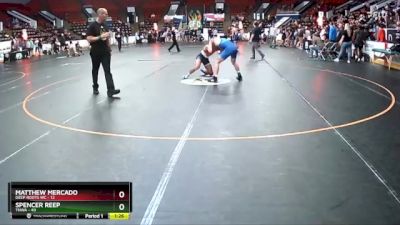 130 lbs Champ. Round 1 - Matthew Mercado, Deep Roots WC vs Spencer Reep, TNWA