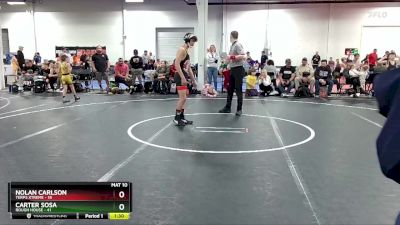 96 lbs Round 1 (8 Team) - Carter Sosa, Rough House vs Nolan Carlson, Terps Xtreme