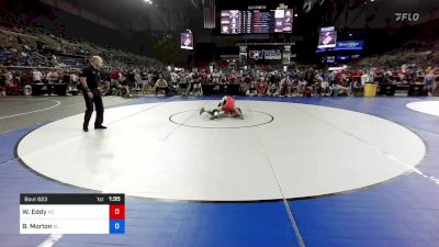 100 lbs Rnd Of 64 - Wyatt Eddy, Arizona vs Brooks Morton, Alabama