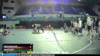 75 lbs Round 3 (3 Team) - Jake Strickland, Team Bear Wrestling Club Navy vs Kensen Sims, Cane Bay Cobras