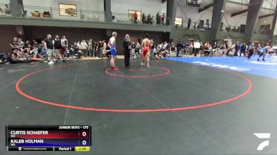 175 lbs Cons. Round 4 - Curtis Schaefer, WA vs Kaleb Holman, WA