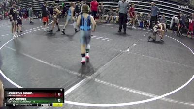 90 lbs Round 4 (6 Team) - Leighton Dinkel, Kansas Cobra vs Ladd Riopel, South Dakota Thunder