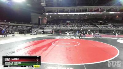 101 lbs Semifinal - Kaiya Maggini, Del Oro vs Gisselle Solano, Franklin (Elk Grove)