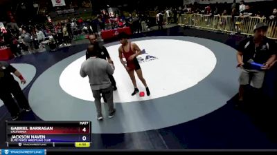 170 lbs Semifinal - Gabriel Barragan, California vs Jackson Naven, Elite Force Wrestling Club