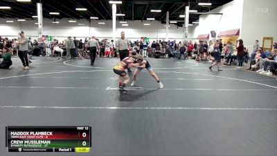 72 lbs Round 4 (8 Team) - Crew Mussleman, Dynasty Ruthless/U2 vs Maddox Plambeck, Terps East Coast Elite