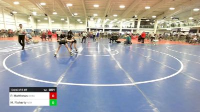 86 lbs Consi Of 8 #2 - Pepper Matthews, Woburn vs Matthew Flaherty, New England Gold WC