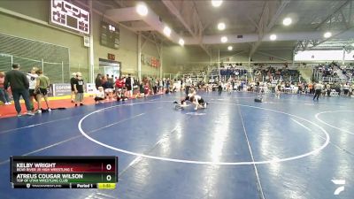 113 lbs Cons. Round 3 - Kelby Wright, Bear River Jr High Wrestling C vs Atreus Cougar Wilson, Top Of Utah Wrestling Club