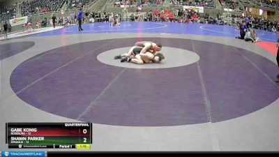 140 lbs Quarterfinals (8 Team) - Shawn Parker, Sprague vs Gabe Konig, Roseburg