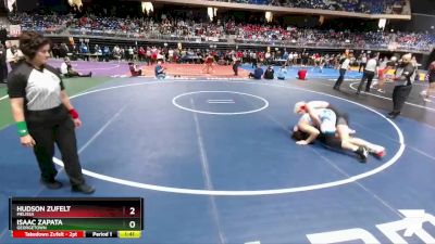 5A 190 lbs Semifinal - Isaac Zapata, Georgetown vs Hudson Zufelt, Melissa