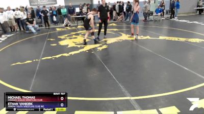 136 lbs Final - Ethan Vankirk, Juneau Youth Wrestling Club Inc. vs Michael Thomas, Chugach Eagles Wrestling Club