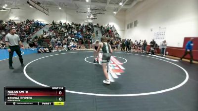 126 lbs Cons. Round 3 - Nolan Smith, Douglas vs Kendal Porter, Green River