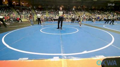 76 lbs Consi Of 8 #2 - Barry Ritter, Jr, Coweta Tiger Wrestling vs Boston King, Salina Wrestling Club