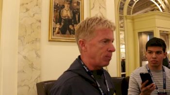 Coach Kevin Hanson Reacts To Desi Linden Winning The Boston Marathon