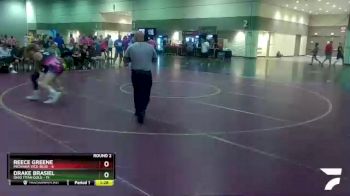 138 lbs Round 2 (6 Team) - Drake Brasiel, Ohio Titan Gold vs Reece Greene, Michiana Vice-Blue