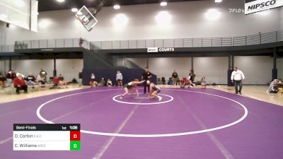 119 lbs Semifinal - Devin Corbin, Elite Athletic Club vs Cecilia Williams, Ares Wrestling Club