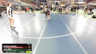 170 lbs Quarterfinal - Kate Bird, Wasatch Wrestling Club vs Amarisa Manuel, Michigan Revolution Wrestling Club