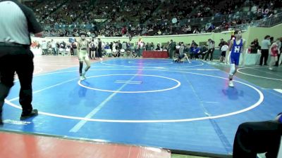 87 lbs Round Of 32 - Christian Cambron, Hennessey Eagles Jr High vs Jayden Camua, Southmoore SaberCats Wrestling