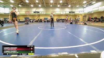 110 lbs Round 3 - Joseph Drewry, Wave Wrestling Club vs Corbin Massey, Rogue Warrior Wrestling