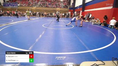 112 lbs Consolation - Keller Byrum, Honey Badgers Wrestling Club vs Garrison Huffman, Vinita Kids Wrestling