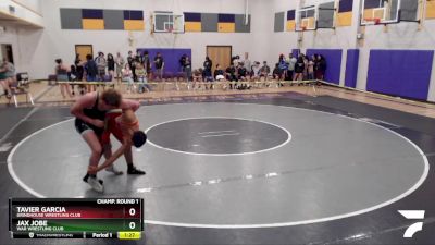 175 lbs Semifinal - Jax Jobe, WAR Wrestling Club vs Tavier Garcia, Grindhouse Wrestling Club