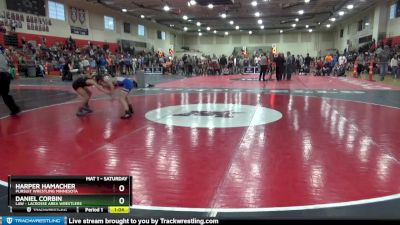 85 lbs 3rd Place Match - Harper Hamacher, Pursuit Wrestling Minnesota vs Daniel Corbin, LAW - Lacrosse Area Wrestlers