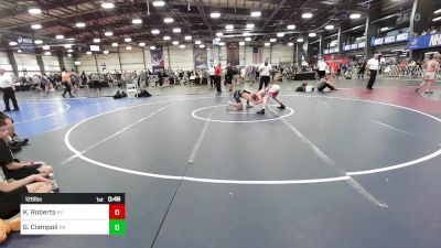 126 lbs Consi Of 4 - Kaygen Roberts, KY vs Gavin Ciampoli, PA