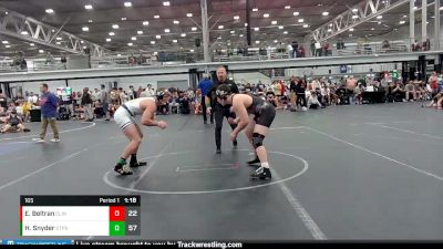 165 lbs Round 6 (8 Team) - Hunter Snyder, Steller Trained Pyke Syndicate vs Elijah Beltran, Clinic Wrestling