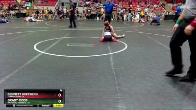 76 lbs Semis (4 Team) - Bennett Hoffberg, Team Gotcha vs Grady Moos, Highland Hornets