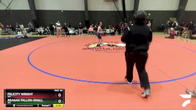 127 lbs Cons. Round 3 - Felicity Wright, WA vs Reagan Fallon-Small, WA