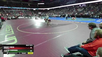 D3-126 lbs Quarterfinal - Brody Miess, Riverdale vs Austin Harmsen, Oakfield