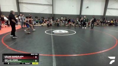 92-96 lbs 2nd Place Match - Leilani Nanquilada, Mat Demon Wrestling Club vs Declan Jones, Ascend Wrestling Academy