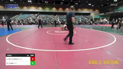 108 lbs Final - Jorge De La Rosa, Silverback Wrestling Club vs Andres Rambo Lopez, WLV JR WRESTLING