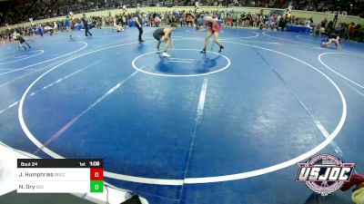 155 lbs Round Of 32 - John Humphries, Brazos Valley Wrestling Club vs Noah Dry, SEO Wrestling Club