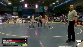 126 lbs Finals (2 Team) - Benjamin Jordan, Avery County vs Rick Riccardella, Uwharrie Charter Academy