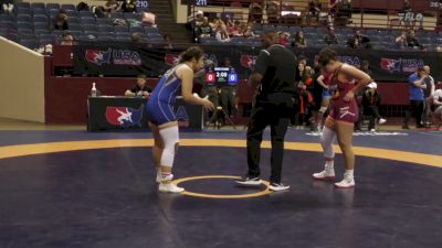 76 lbs Cons. Round 1 - Brianna Seixas, Dubuque RTC vs Kelani Corbett, The Valley Wrestling Club