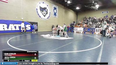 120 lbs Quarterfinal - Zeth Cerda, Hoover vs Evin Stieler, Atascadero