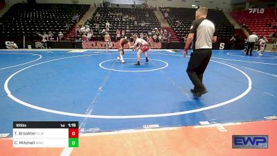 165 lbs Rr Rnd 2 - Tyson Brookter, Clinton Youth Wrestling vs Connor Mitchell, Apache Wrestling